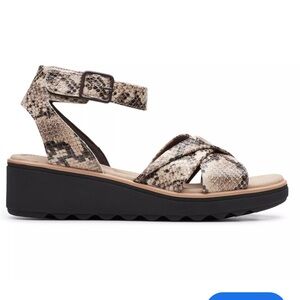 CLARKS JILLIAN BELLA ANKLE STRAP SANDAL